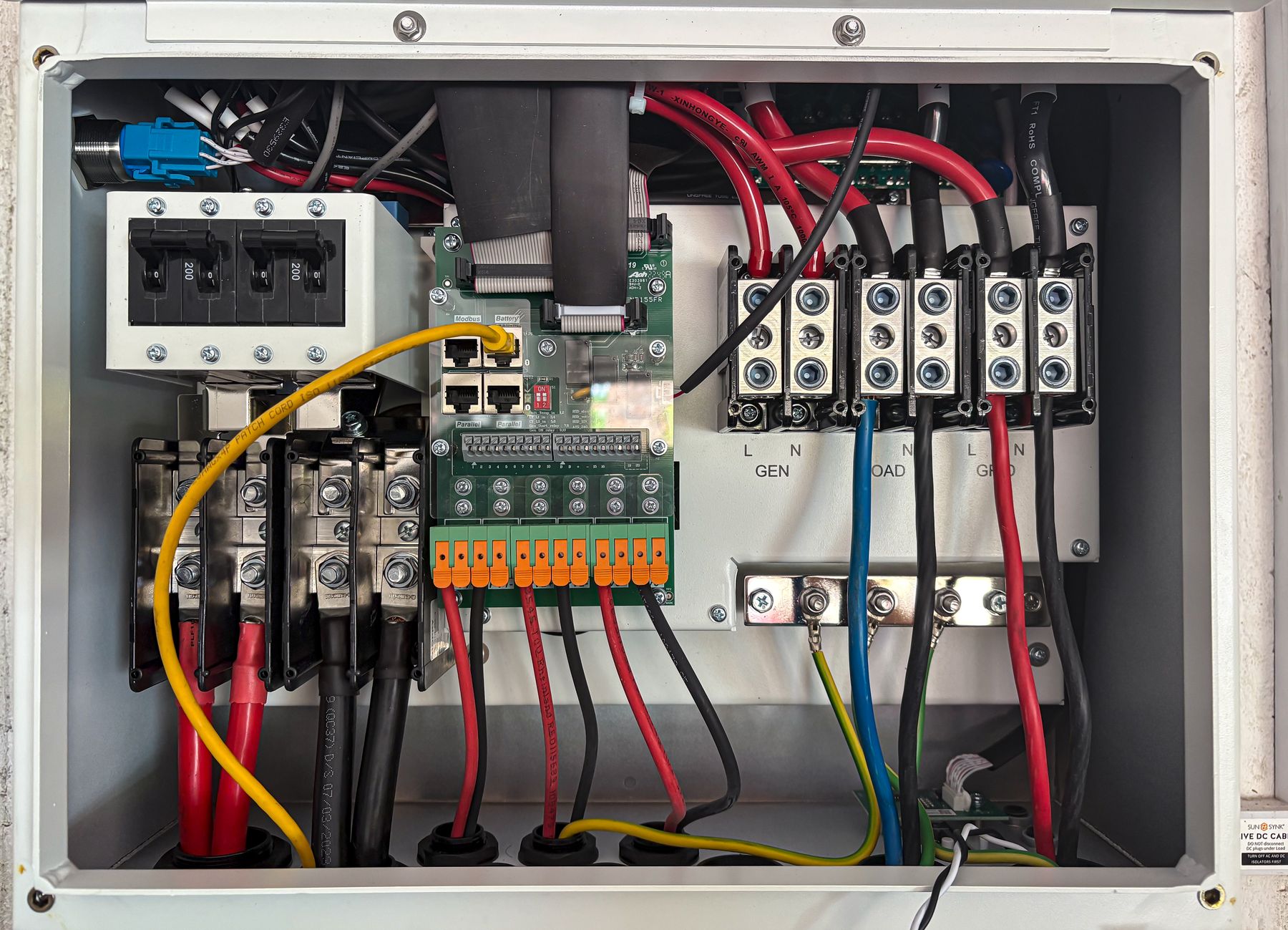 Composants d’une armoire électrique